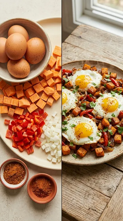 Breakfast Hash with Southwest Seasoning - ready to serve
