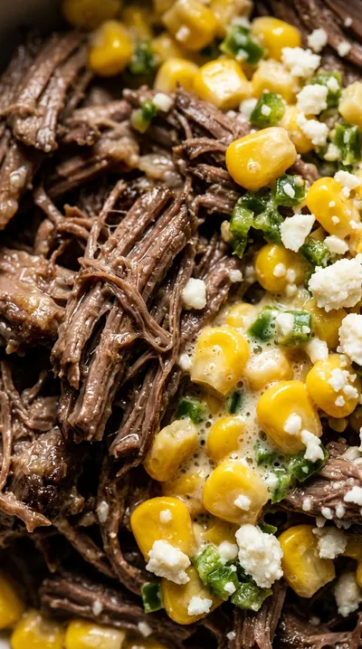 Roast Beef Sliders with Street Corn Topping - ingredients preparation