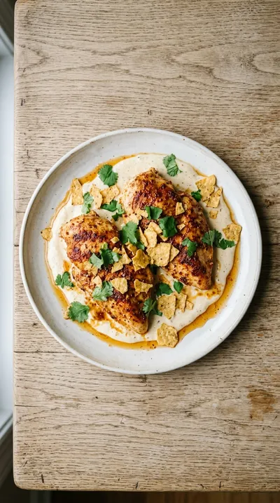 Creamy Chicken with Southwest Seasoning - cooking process
