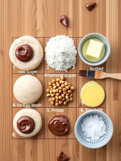 Air Fryer Nutella Bombs Recipe - ingredients preparation