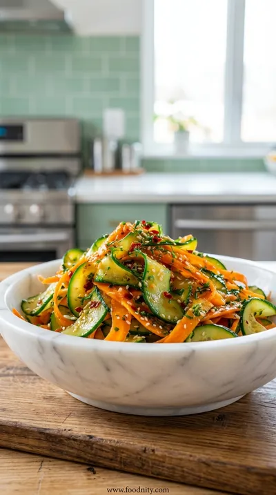 Asian Carrot Cucumber Salad – 15-Minute Flavor Fix