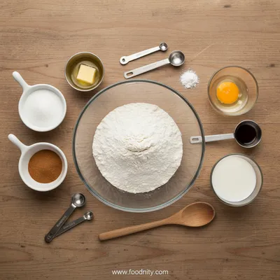 Easy Baked Churro Bites - cooking process