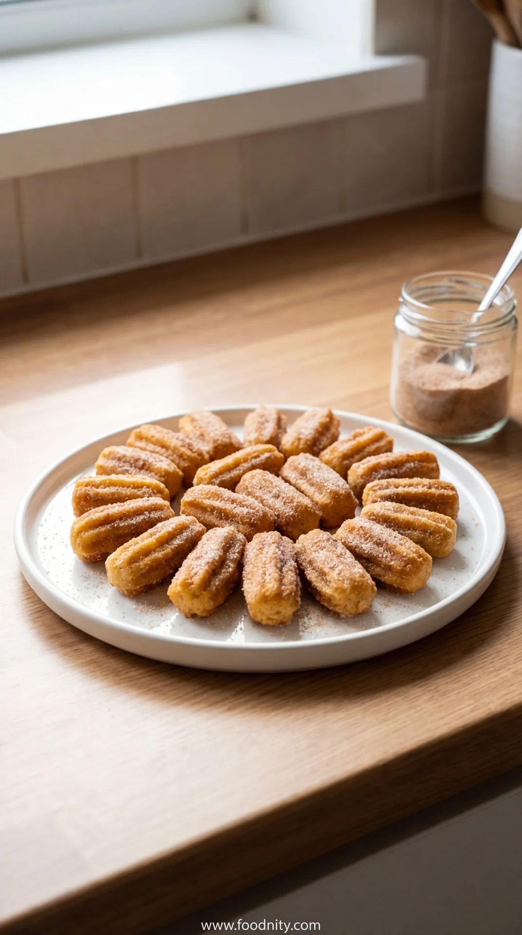 Easy Baked Churro Bites - feature image