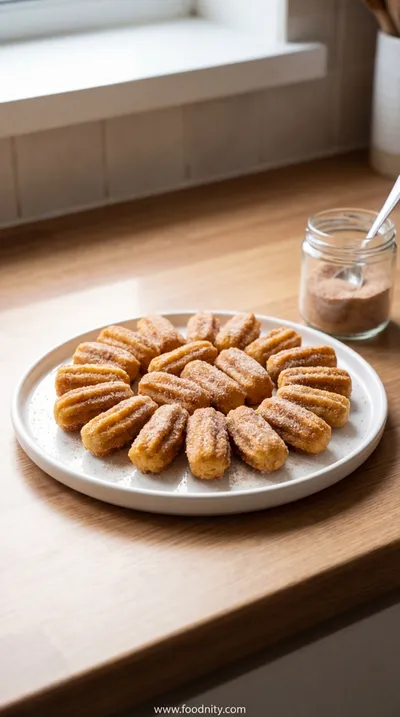 Easy Baked Churro Bites