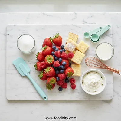 Berry Trifle - cooking process