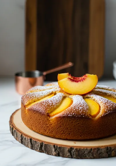 Brown Sugar Peach Cake Recipe