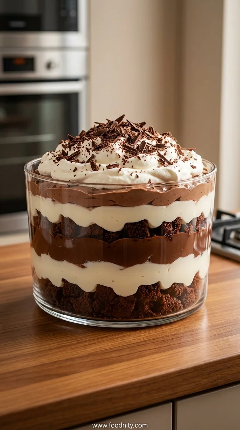 Brownie Trifle - feature image