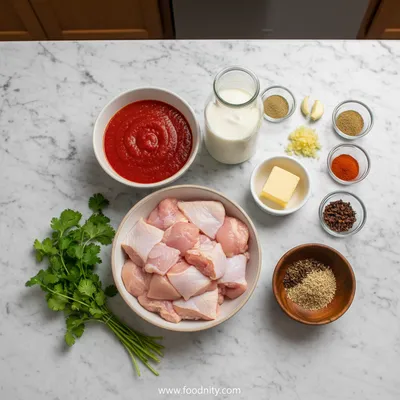 Slow Cooker Butter Chicken – Creamy Comfort - ingredients preparation