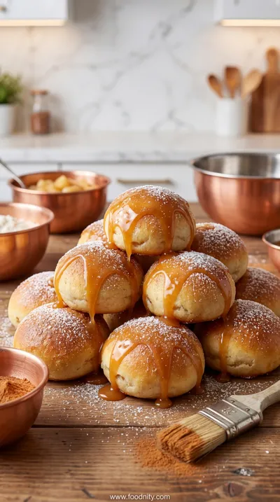 Simple Caramel Apple Pie Bombs