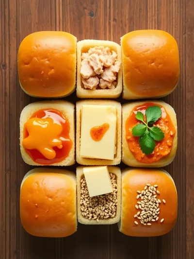 Cheesy Honey Sriracha Chicken Sliders - ingredients preparation