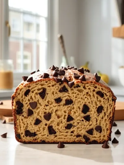 Chocolate Chip Banana Bread - Moist Quick Recipe