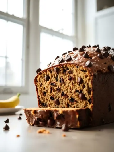 Super Moist Chocolate Chip Banana Bread