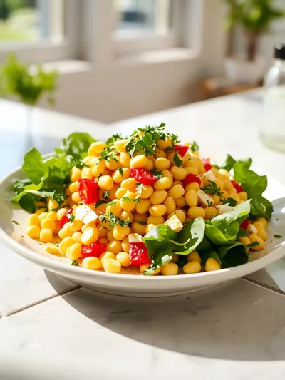 Corn Salad Recipe – Fresh & Easy - cooking process