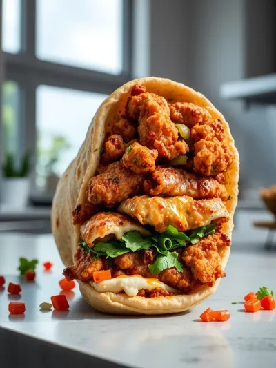 Crispy Chicken Shawarma