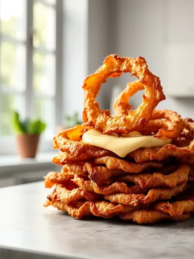 Crispy Pizza Onion Ring Chips – Low-Carb Snack