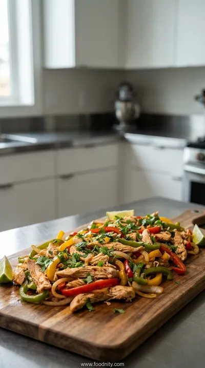 Easy Crockpot Chicken Fajitas