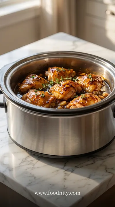 Crockpot Honey Garlic Chicken Recipe