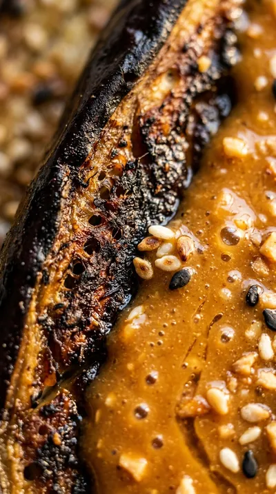 Eggplant Rollatini With Peanut Sauce - ingredients preparation