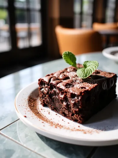 Fudgy Chewy Browkies Recipe - ready to serve