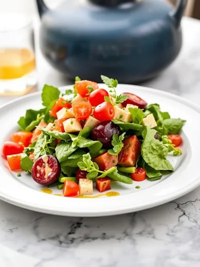 Garden Salad – Fresh Summer Recipe - cooking process