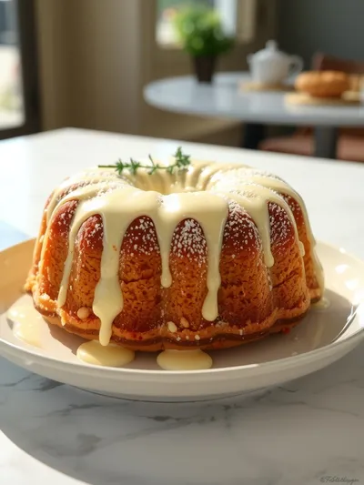 Grandma's Sour Cream Pound Cake - ready to serve