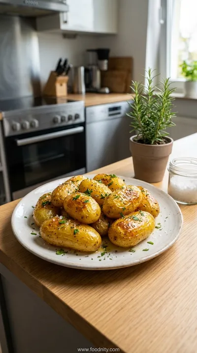 Truly Crispy Greek Lemon Potatoes