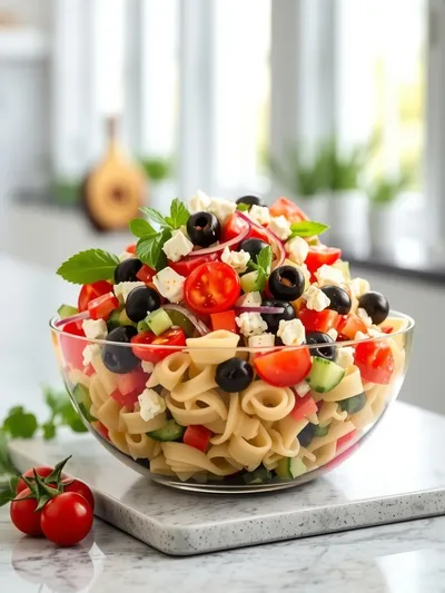 Greek Pasta Salad Recipe