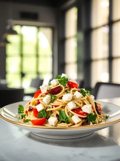 Greek Pasta Salad Recipe - cooking process