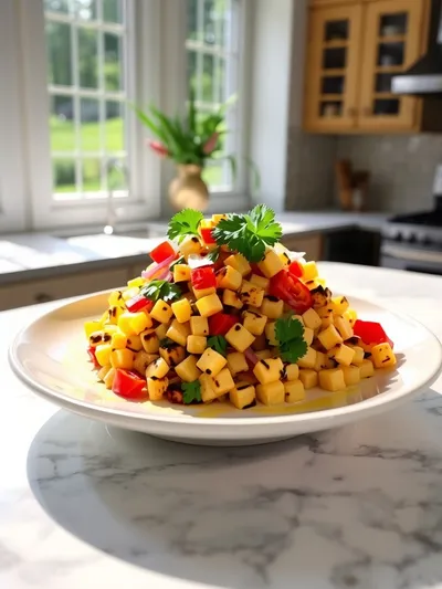 Grilled Corn Salad – Fresh Summer Side - ready to serve