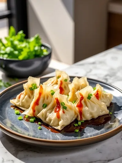 High-Protein Cabbage Dumplings – 38g Protein, 335 Calories - cooking process
