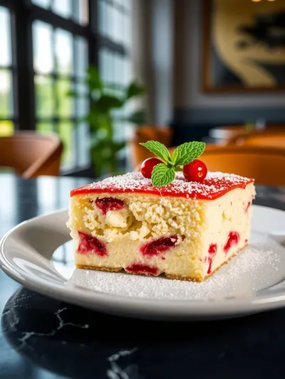 Icelandic Rhubarb Cake – Quick 25‑Minute Dessert - ready to serve