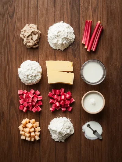 Icelandic Rhubarb Cake – Quick 25‑Minute Dessert - ingredients preparation