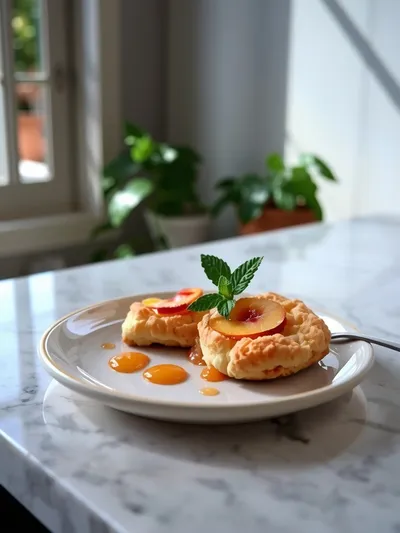 Italian Peach Cookie Recipe - cooking process