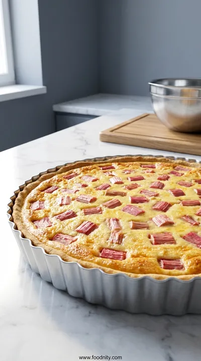 Keto Rhubarb Custard Pie – Low-Carb Delight
