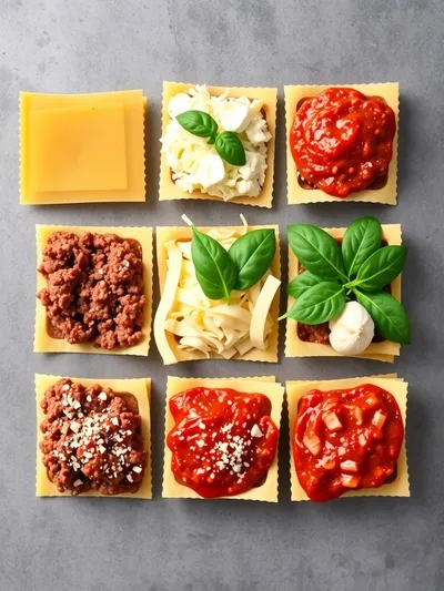 Lasagna Rolls – Fun Twist on a Classic Favorite - ingredients preparation