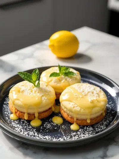 Easy Lemon Cheesecake Cookies - cooking process