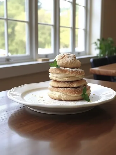 Lemon Cream Puffs – Springtime Recipe - ready to serve