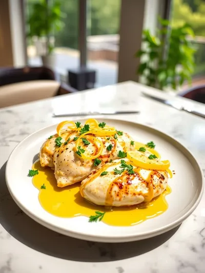 Lemon Garlic Chicken Recipe - cooking process