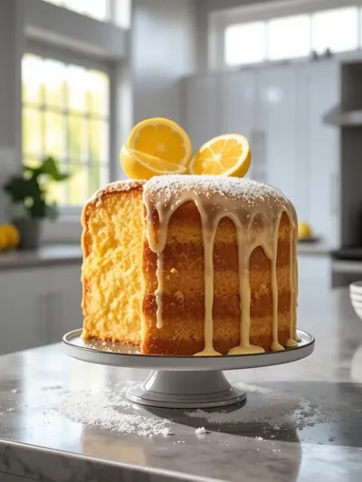 Moist Lemon Pound Cake