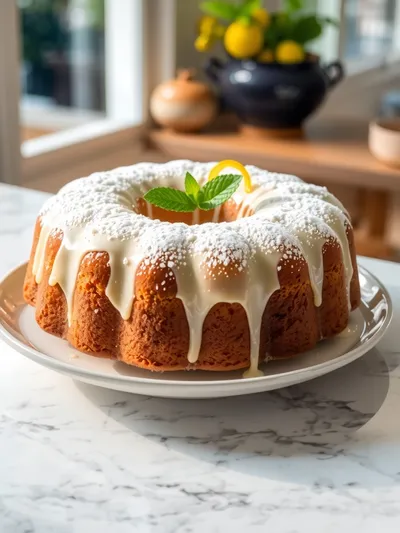 Lemon Pound Cake Recipe – Easy Classic Dessert - ready to serve