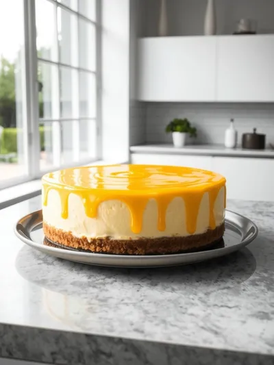 Mango Cheesecake – 6‑Ingredient Delight
