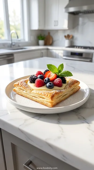 Mixed Berry Cream Pastries
