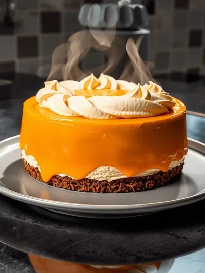 No-Bake Orange Creamsicle Cheesecake