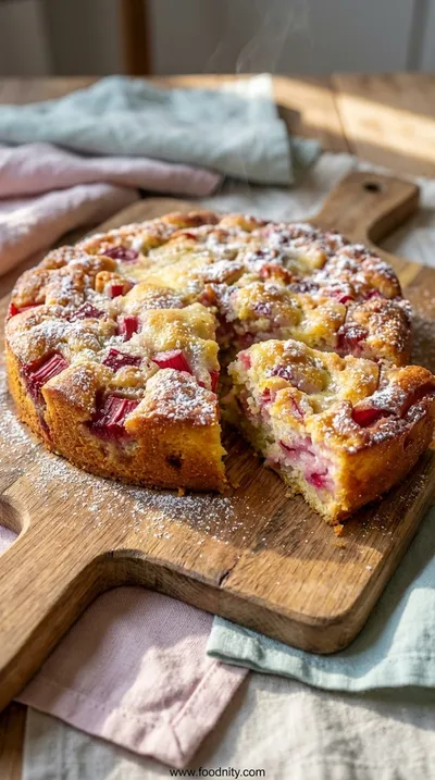 Norwegian Rhubarb Cake – Tender Crust Recipe