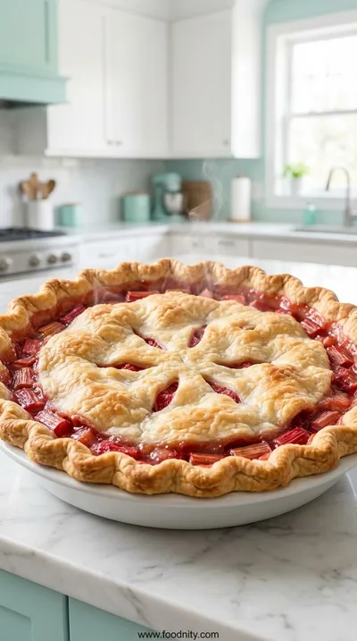 Old-Fashioned Rhubarb Pie