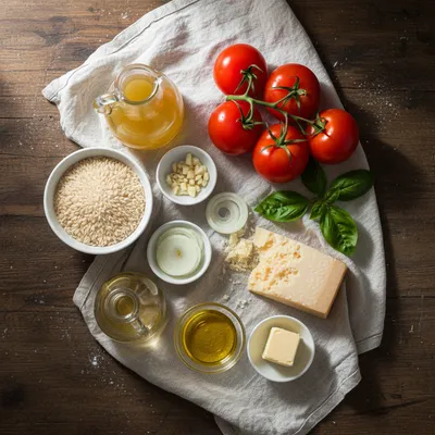 Easy Tomato Risotto Recipe (30-Minute Meal) - ingredients preparation