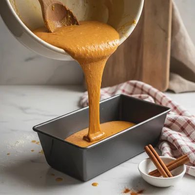 Easy Pumpkin Bread Recipe for Cozy Autumn Days - cooking process