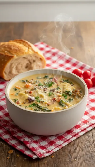 Italian Sausage Pasta Soup Recipe