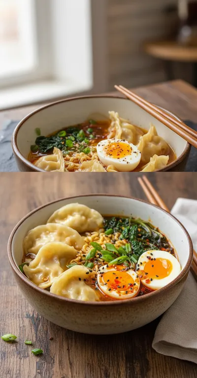 Savory Dumpling Ramen Bowl Recipe