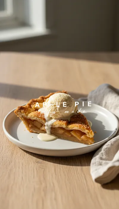 Cinnamon Apple Pie à la Mode Recipe